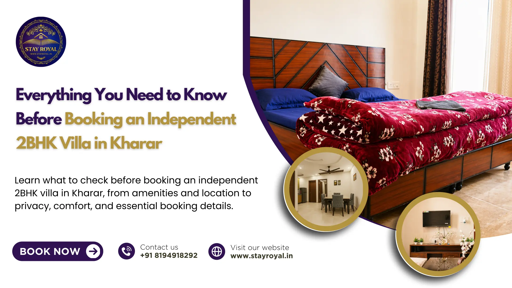Everything You Need to Know Before Booking an Independent 2BHK Villa in Kharar