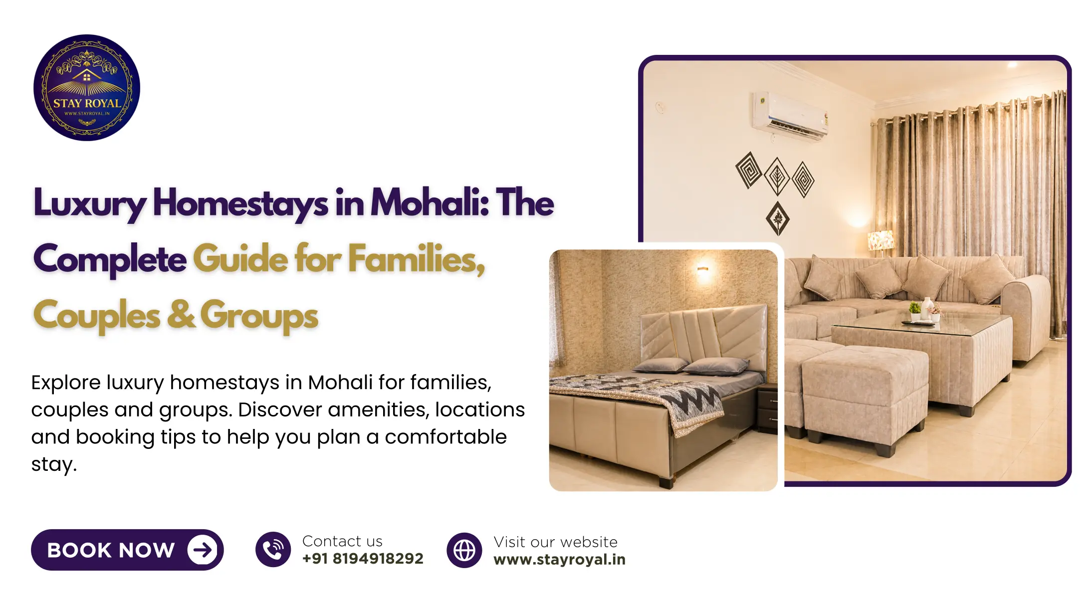 Luxury Homestays in Mohali: The Complete Guide for Families, Couples & Groups
