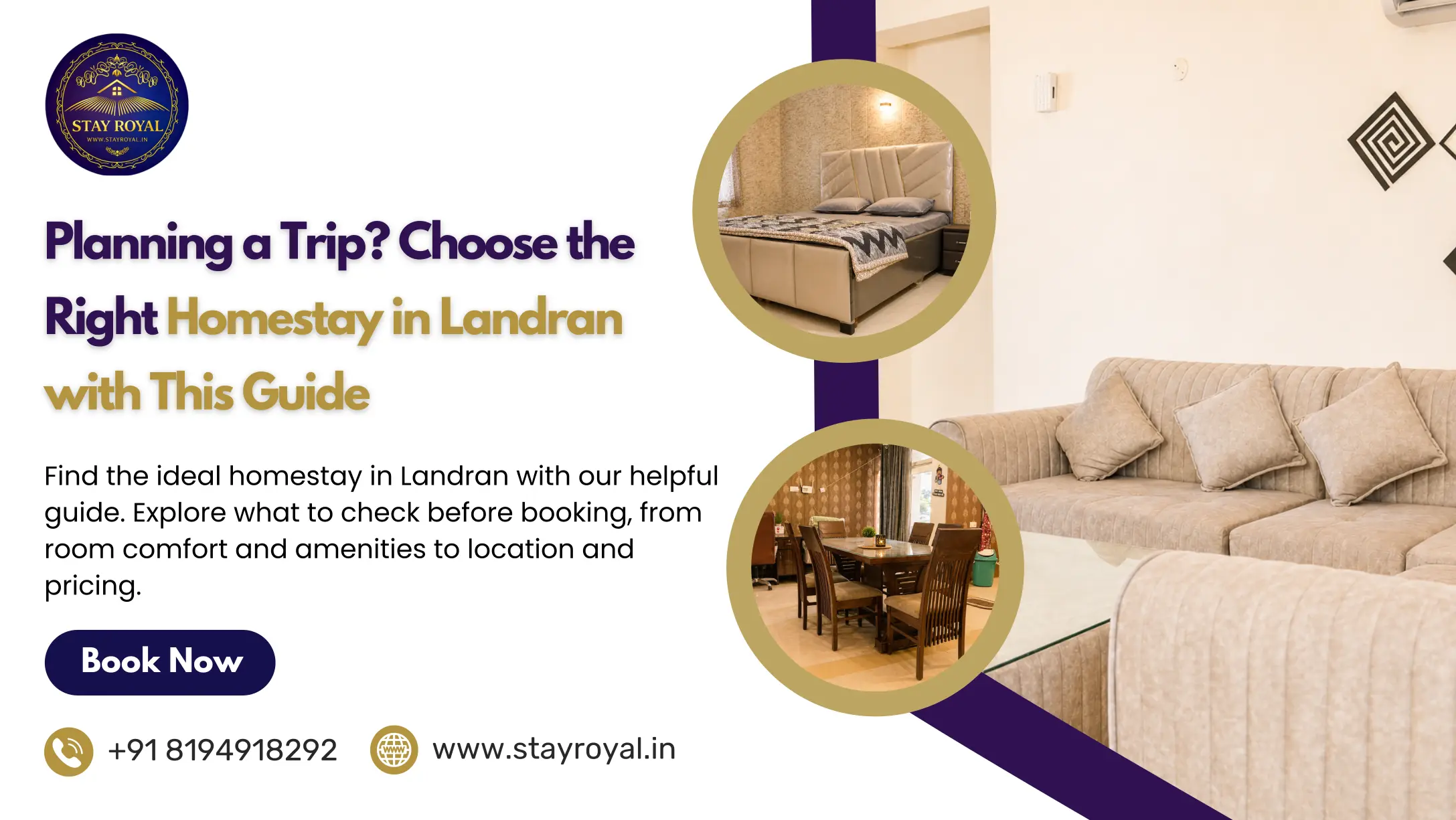 Planning a Trip? Choose the Right Homestay in Landran with This Guide